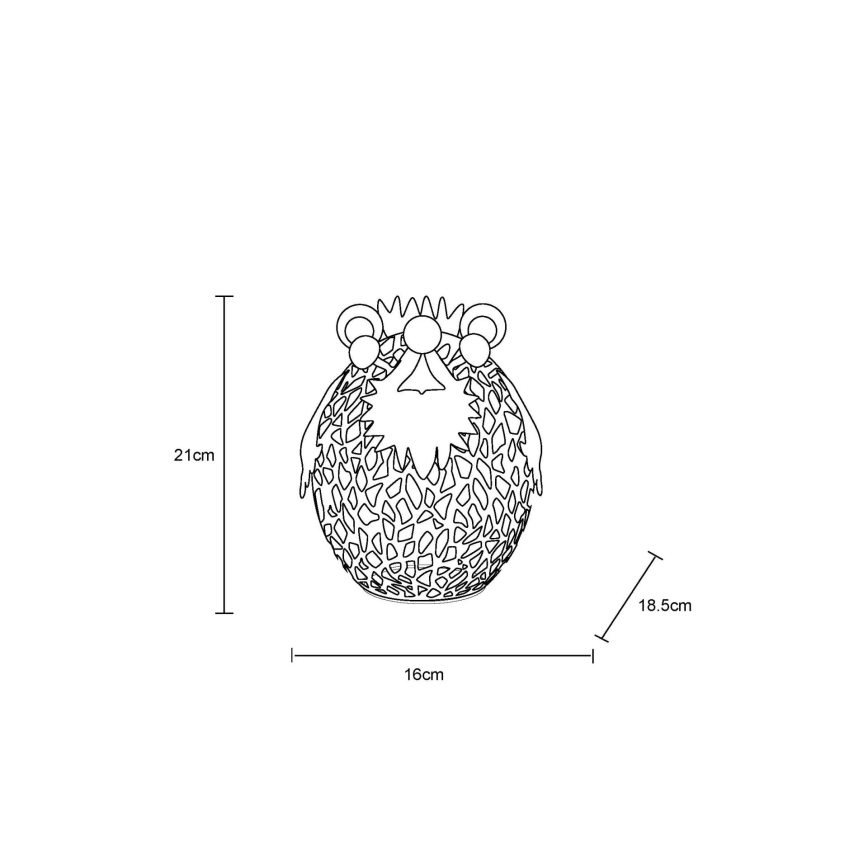 Globo - LED Solar decoration LED/0,06W/3V IP44 hedgehog