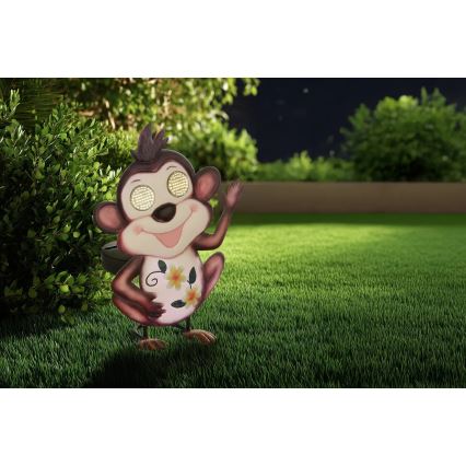 Globo - LED Solar Light 104 LEDs / 3V IP44 300 mAh Monkey