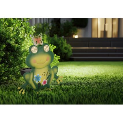 Globo - LED Solar Light 104xLED/3V IP44 300 mAh Frog