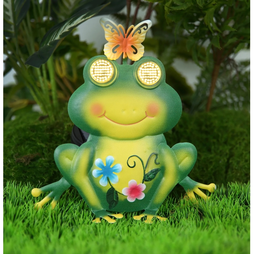 Globo - LED Solar Light 104xLED/3V IP44 300 mAh Frog