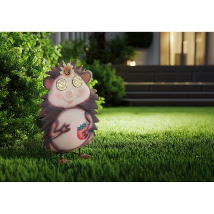 Globo - LED Solar light 104xLED/3V IP44 300 mAh Hedgehog