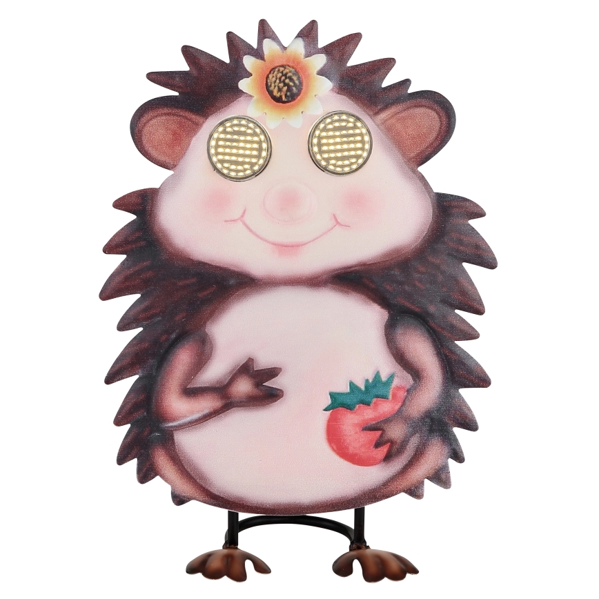 Globo - LED Solar light 104xLED/3V IP44 300 mAh Hedgehog