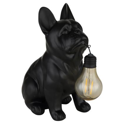 Globo - LED Solar Light LED/3V IP44 300 mAh Black Dog
