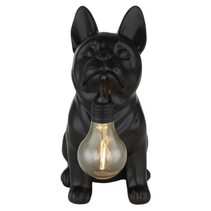 Globo - LED Solar Light LED/3V IP44 300 mAh Black Dog