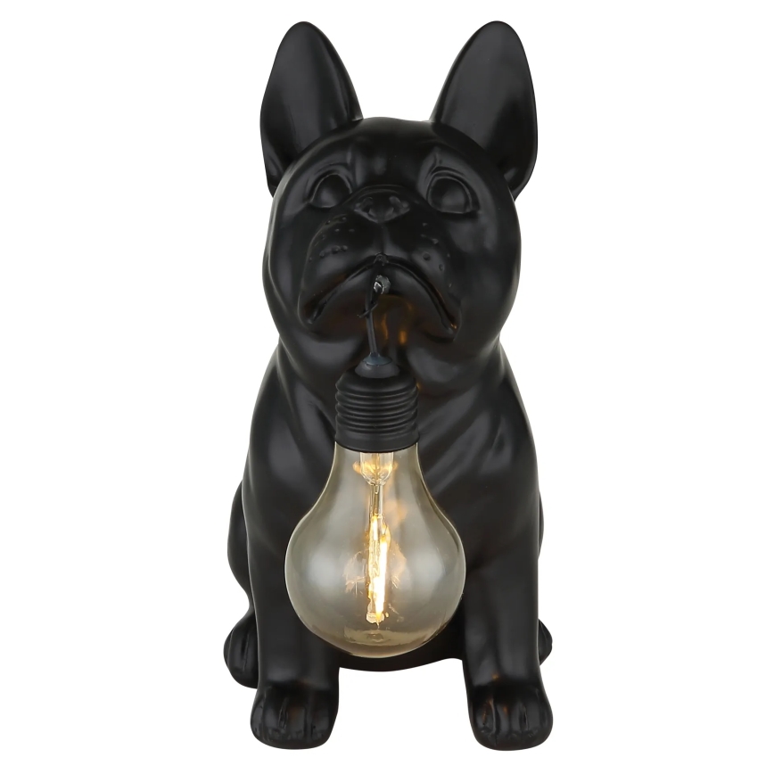 Globo - LED Solar Light LED/3V IP44 300 mAh Black Dog