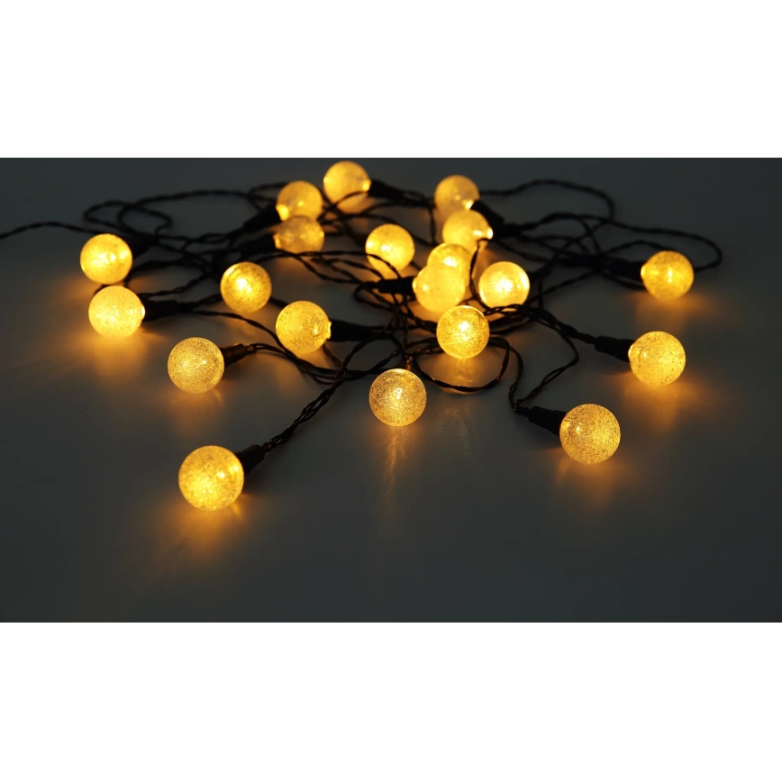 Globo - LED RGB Solar chain 20xLED/0,06W/3V 770 cm IP44