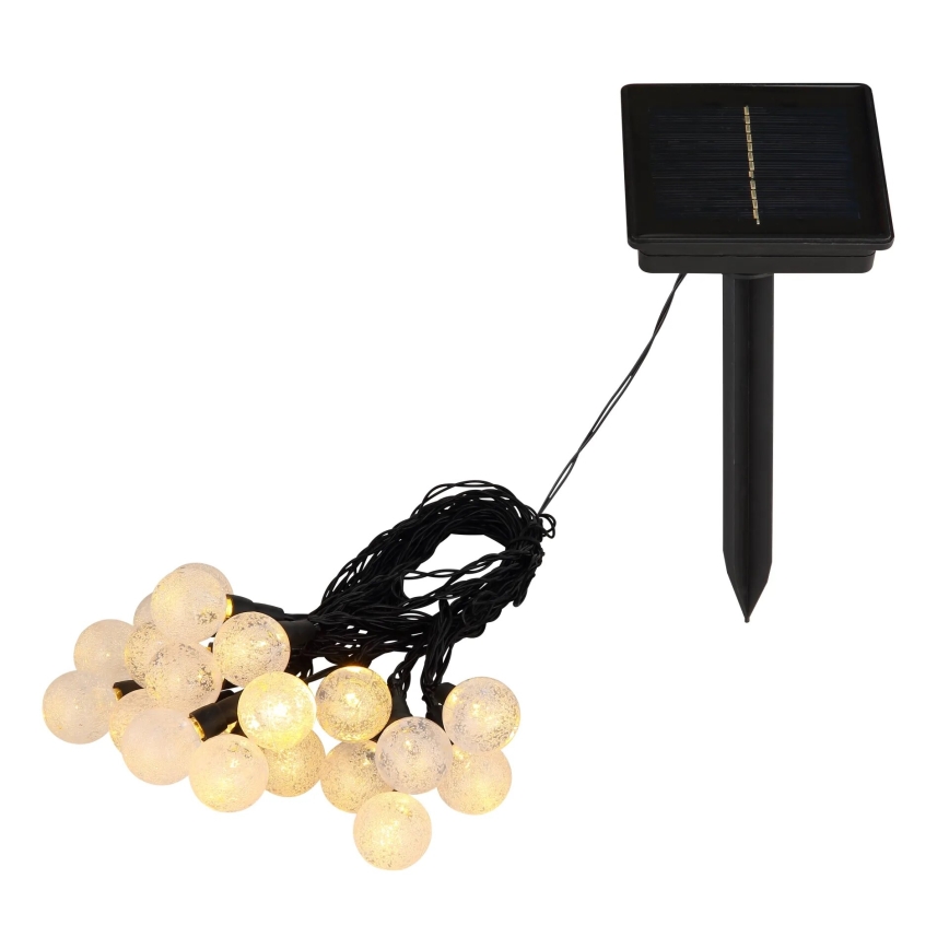 Globo - LED RGB Solar chain 20xLED/0,06W/3V 770 cm IP44