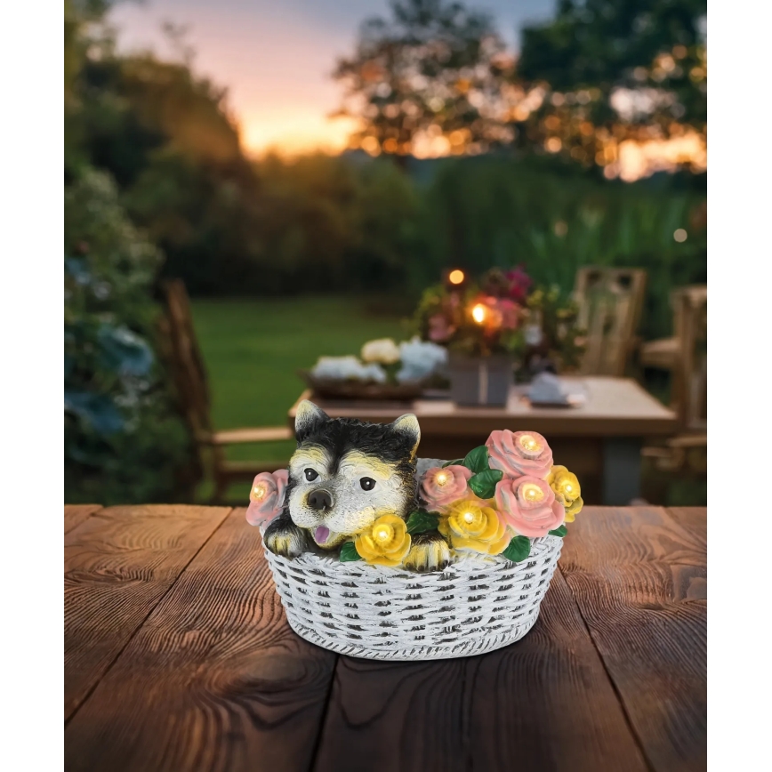 Globo - LED Solar Light LED/1.2V IP44 300 mAh Dog