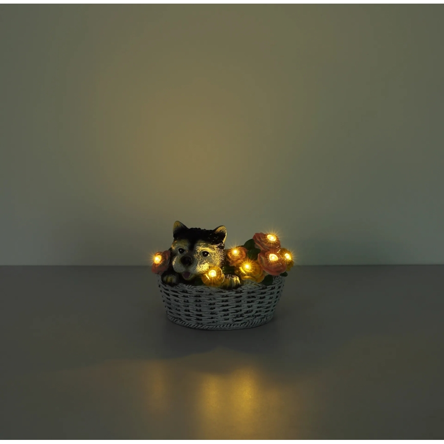 Globo - LED Solar Light LED/1.2V IP44 300 mAh Dog