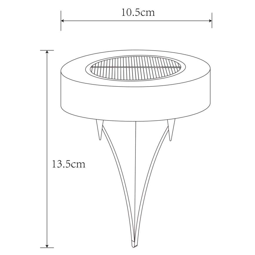 Globo - SET 2x LED Solar light LED/0,8W/3V 3200K IP44