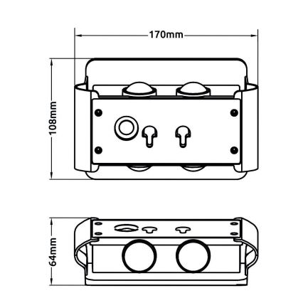 Globo - LED Solar light LED/1W/3,2V 3000K IP54
