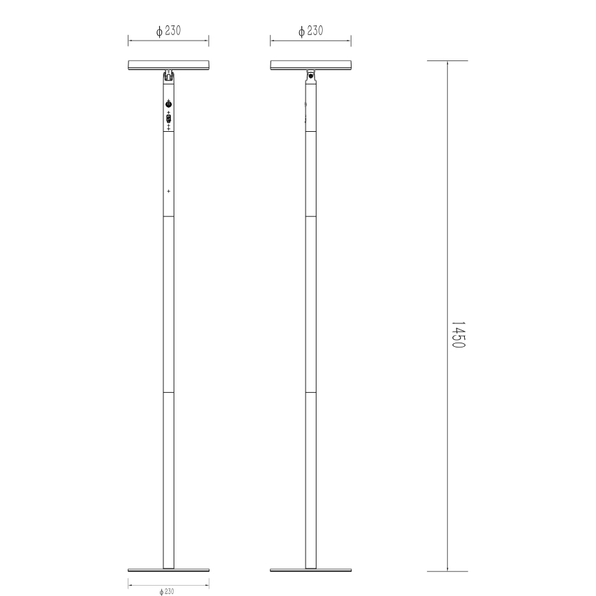 Globo - LED Solar lamp LED/6W/3,7V IP54