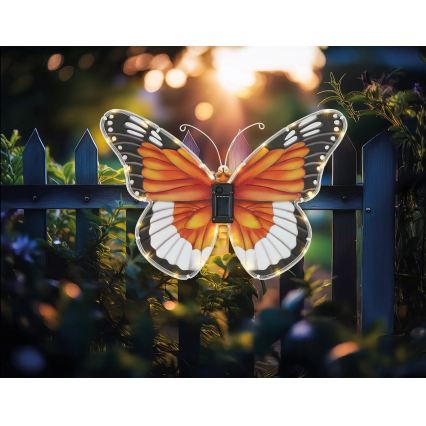 Globo - LED Solar Light LED/3V IP44 200 mAh Butterfly