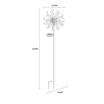 Globo - LED Solar decoration LED/0,06W/3,2V IP44