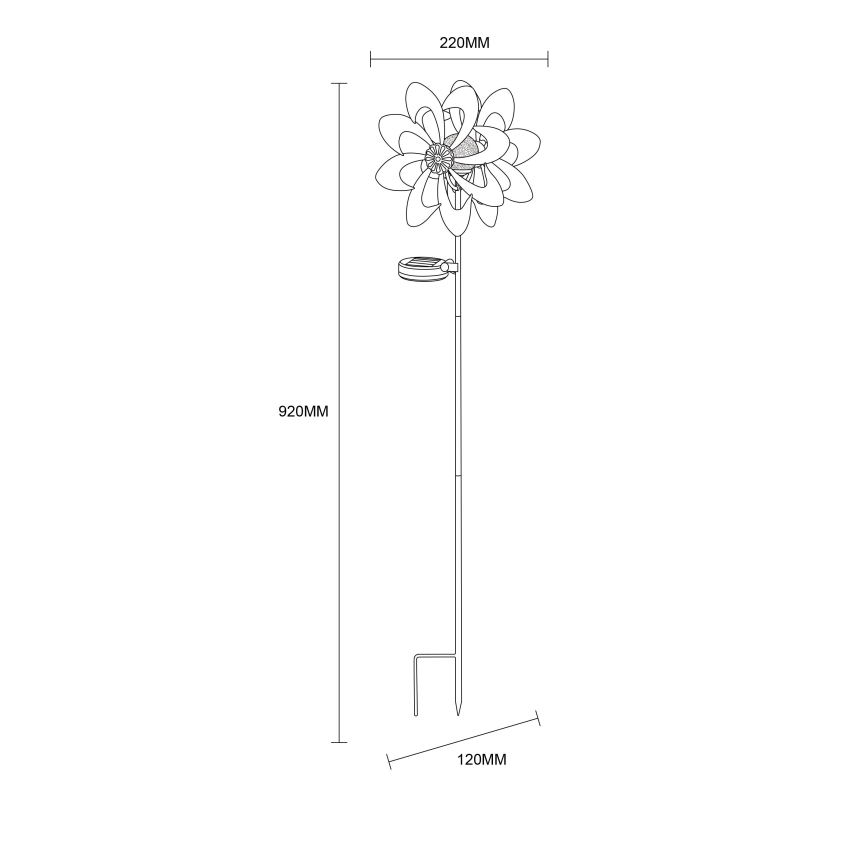 Globo - LED Solar decoration LED/0,06W/3,2V IP44