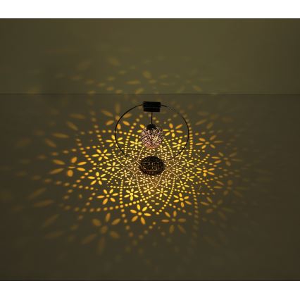 Globo - LED Solar light LED/0,06W/1,2V silver IP44