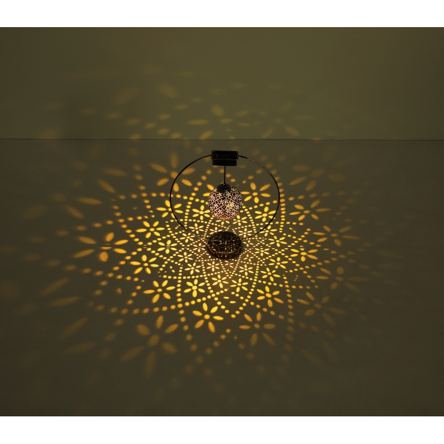 Globo - LED Solar light LED/0,06W/1,2V silver IP44