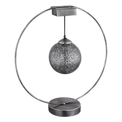Globo - LED Solar light LED/0,06W/1,2V silver IP44