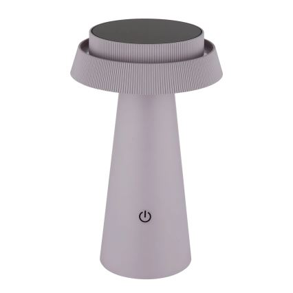Globo - LED Dimmable solar touch lamp LED/4W/3,7W IP54 pink