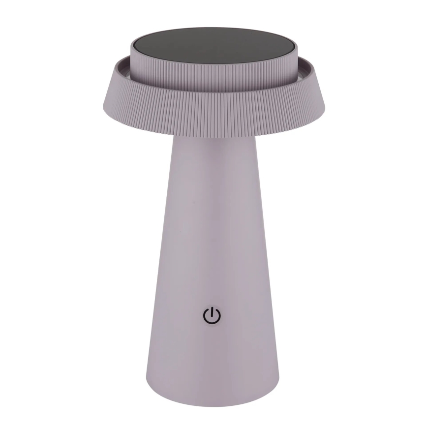 Globo - LED Dimmable solar touch lamp LED/4W/3,7W IP54 pink