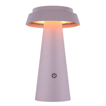 Globo - LED Dimmable solar touch lamp LED/4W/3,7W IP54 pink
