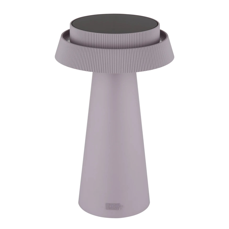 Globo - LED Dimmable solar touch lamp LED/4W/3,7W IP54 pink