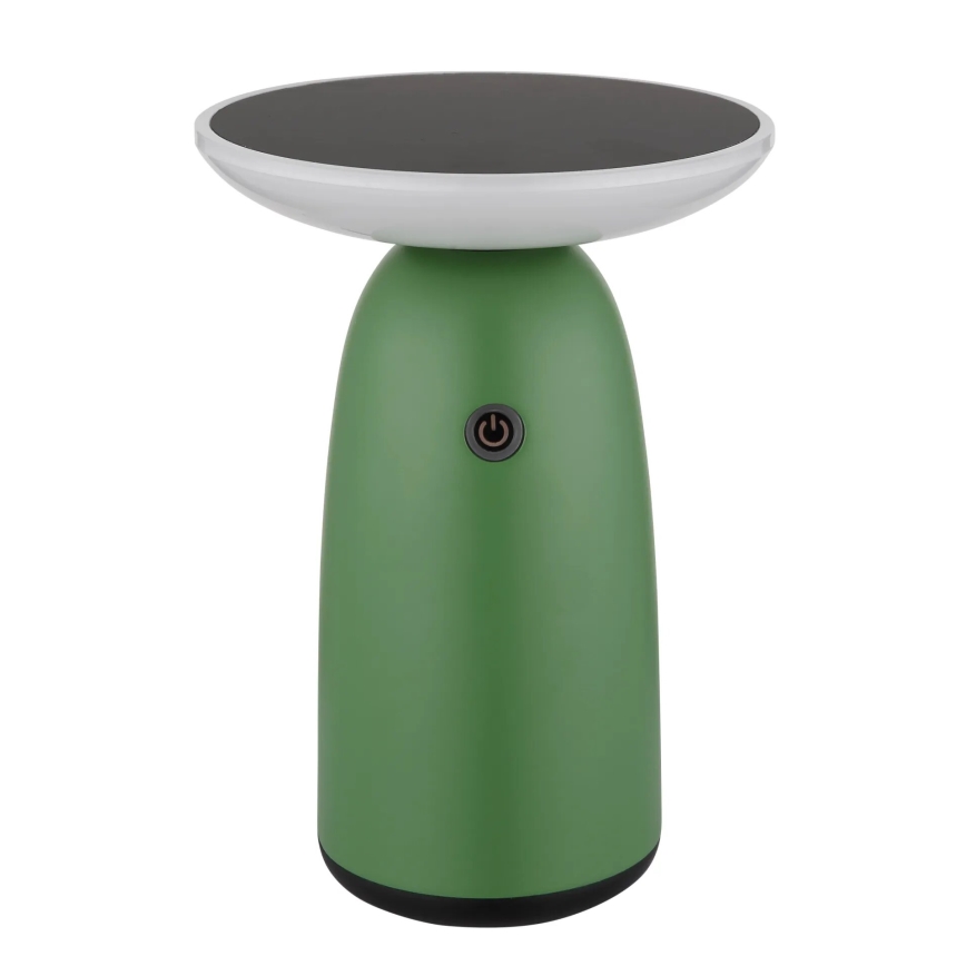 Globo - LED Dimmable solar touch lamp LED/10W/3,7V IP54 green