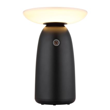 Globo - LED Dimmable solar touch lamp LED/10W/3,7V IP54 black