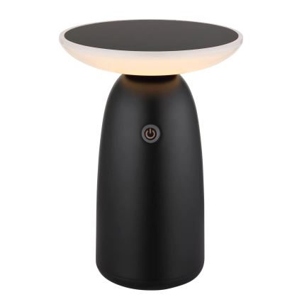 Globo - LED Dimmable solar touch lamp LED/10W/3,7V IP54 black