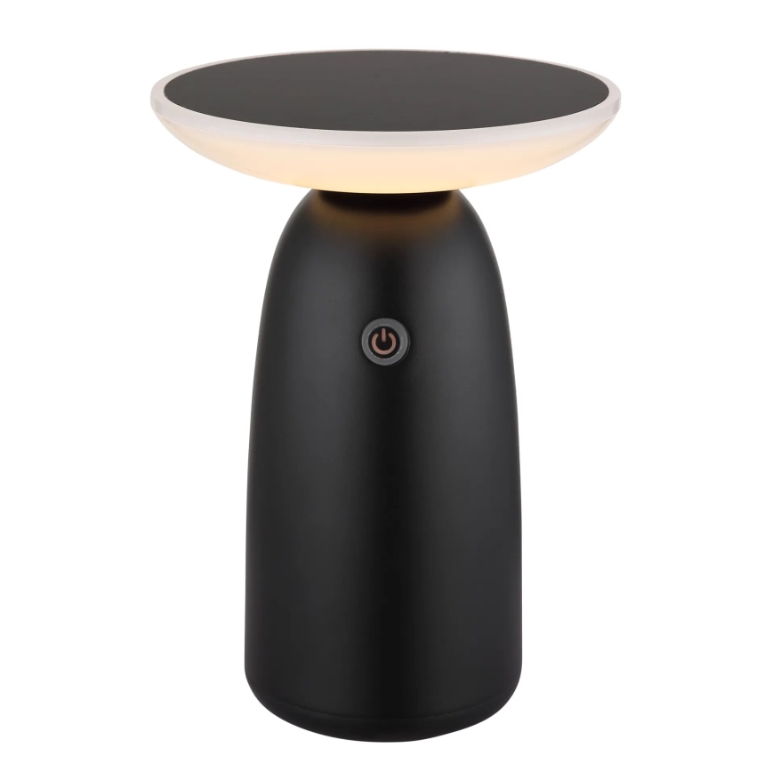 Globo - LED Dimmable solar touch lamp LED/10W/3,7V IP54 black