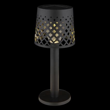 Globo - LED Solar light LED/0,06W/3,2V 3000K IP44 black