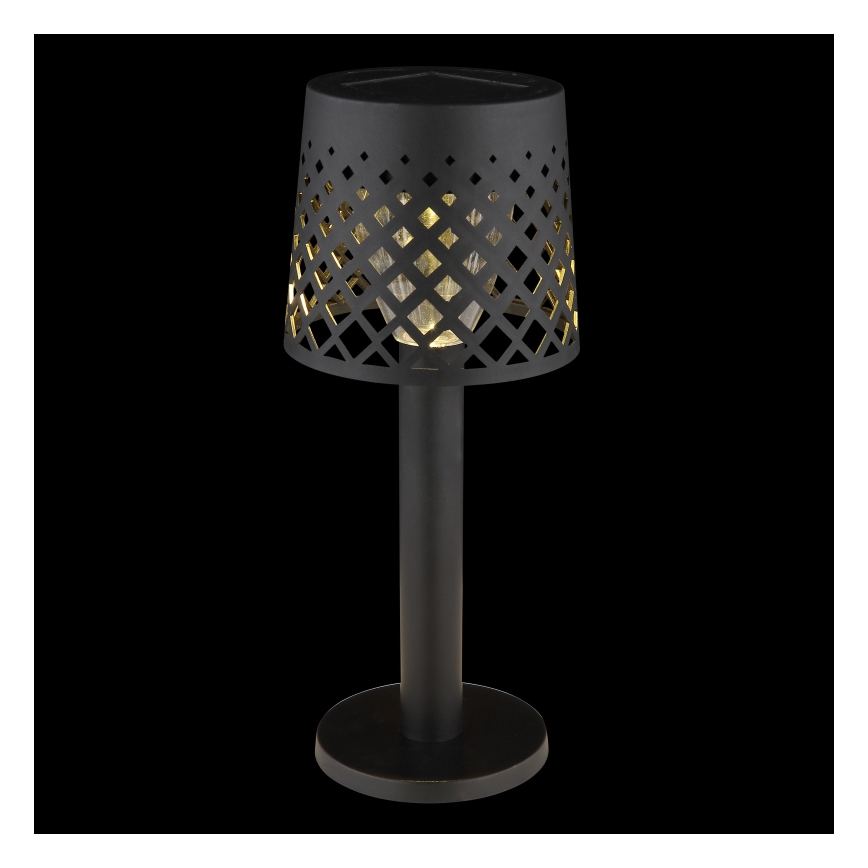 Globo - LED Solar light LED/0,06W/3,2V 3000K IP44 black