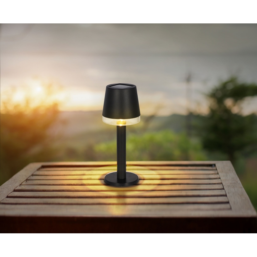 Globo - LED Solar light LED/0,5W/3,2V 3000K IP44 black