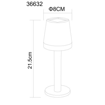 Globo - LED Solar light LED/0,5W/3,2V 3000K IP44 black