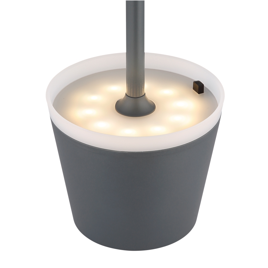 Globo - LED Solar light LED/0,6W/3V 3000K IP44 1200 mAh anthracite