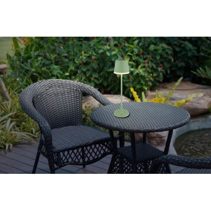 Globo - LED Solar light LED/0,06W/3V 3000K IP44 1200 mAh green