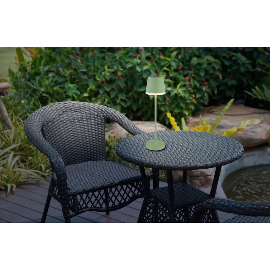 Globo - LED Solar light LED/0,06W/3V 3000K IP44 1200 mAh green