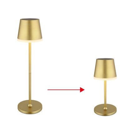 Globo - LED Solar light LED/0,6W/3V 3000K IP44 gold