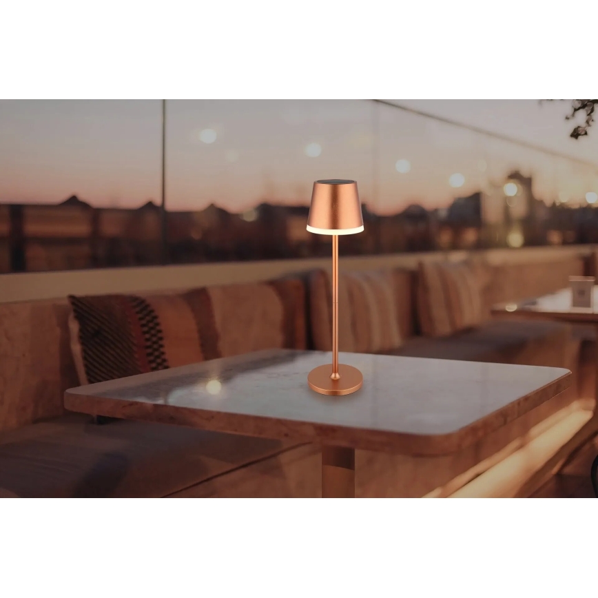 Globo - LED Solar light LED/0,6W/3V 3000K IP44 copper