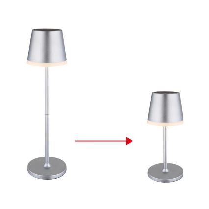 Globo - LED Solar light LED/0,6W/3V 3000K IP44 matte chrome