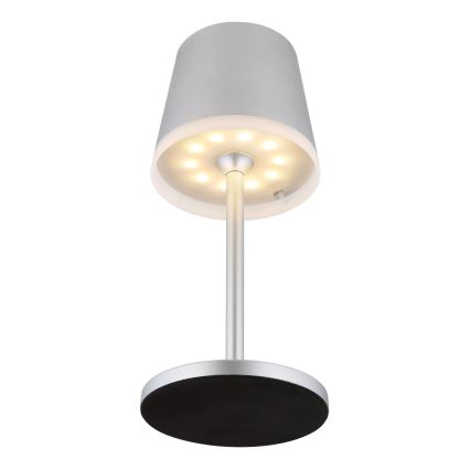 Globo - LED Solar light LED/0,6W/3V 3000K IP44 matte chrome
