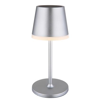 Globo - LED Solar light LED/0,6W/3V 3000K IP44 matte chrome