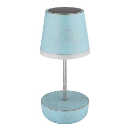 Globo - LED Solar lamp 10xLED/0,06W/3V IP44 800 mAh blue