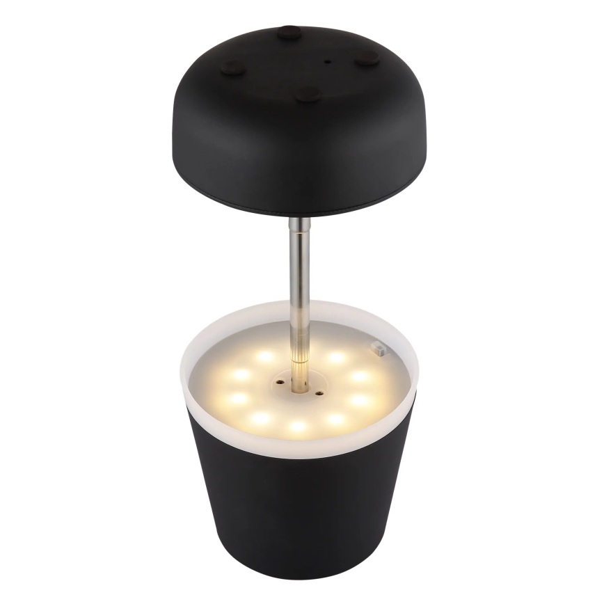 Globo - LED Solar lamp 10xLED/0,06W/3V IP44 800 mAh black