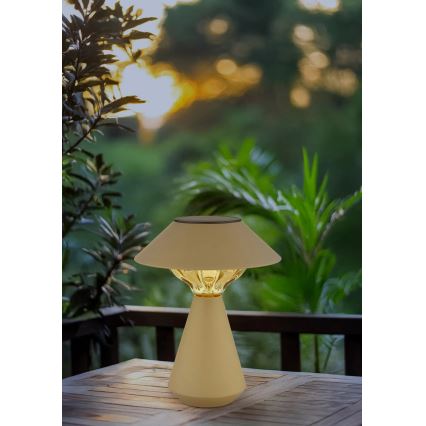 Globo - LED Solar lamp 10xLED/0,06W/1,2V IP44 600 mAh brown