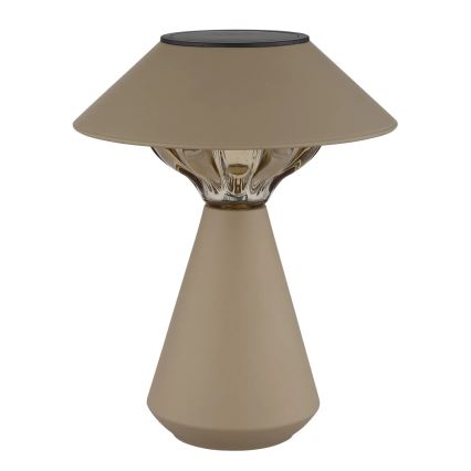 Globo - LED Solar lamp 10xLED/0,06W/1,2V IP44 600 mAh brown