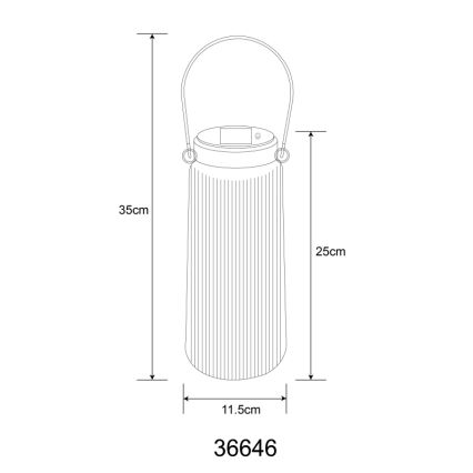 Globo - LED Solar light 2xLED/0,5W/3V 3000K IP44