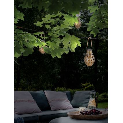Globo - LED Solar light LED/0,06W/3V IP44 bamboo