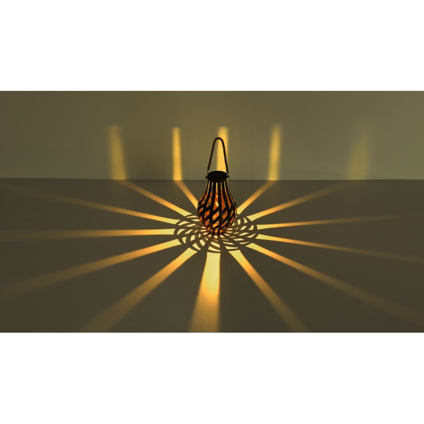 Globo - LED Solar light LED/0,06W/3V IP44 bamboo