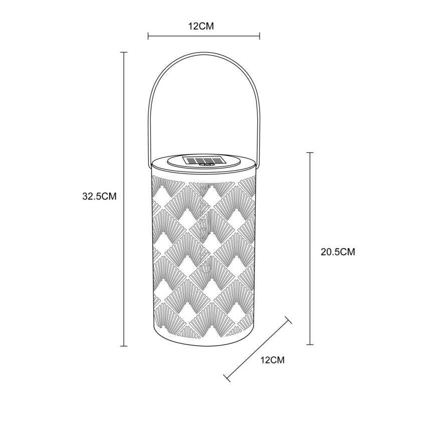 Globo - LED Solar lantern LED/0,5W/3V IP44